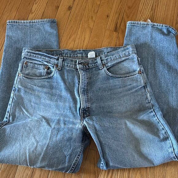 Levi's 550 Vintage Relaxed Fit Denim Jeans Y2k 38 x 32 Made‎ in USA - Picture 3 of 8